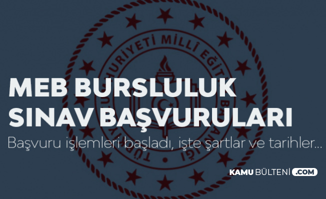 2020 MEB Bursluluk Sınavı Başvuruları Başladı! Bursluluk Sınav Şartları ve Başvuru Tarihleri