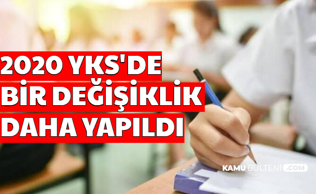 2020 YKS'ye Girecekler Dikkat: ÖSYM Değişikliği Açıkladı