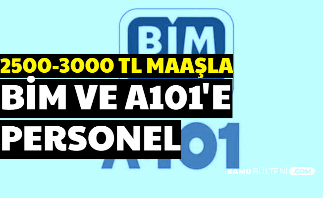 A101 Ve Bim E En Az Ilkokul Mezunu Personel Alimi