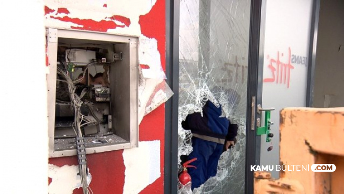 ATM'yi Havaya Uçurup Paraları Çaldılar