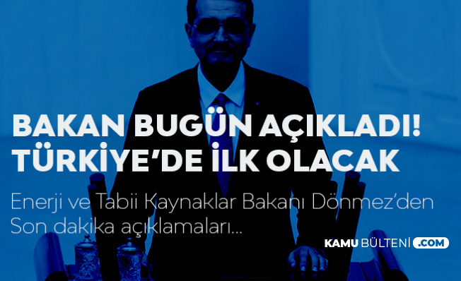 Bakan Dönmez: Türkiye'de Bir İlk Olacak! Ankara'da Açılıyor...