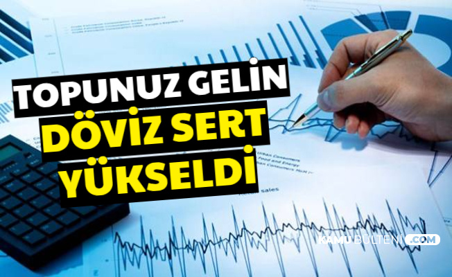 Dolar ve Euro Sert Yükseldi (Güncel Döviz Kuru ve Altın Fiyatları)