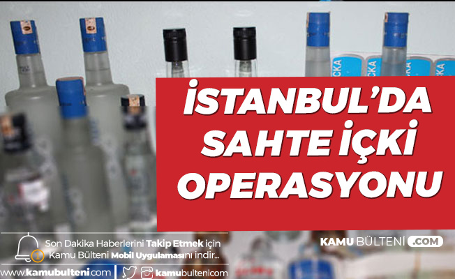 Fatih'te Sahte İçki Operasyonu! 412 Şişe Sahte İçki Ele Geçirildi, Suriyeli Şüpheli Gözaltında