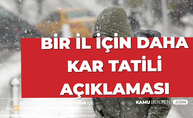 Giresun'da Bazı İlçelerde  Eğitim Öğretime 1 Gün Ara Verildi!