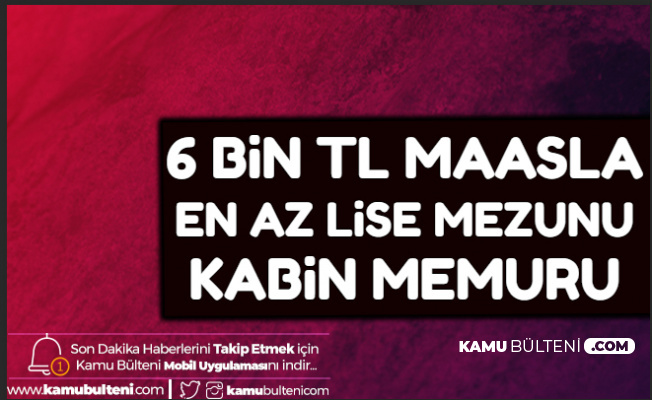 İki Havayolu Şirketine 6 Bin TL Maaşla En Az Lise Mezunu Kabin Memuru Alımı