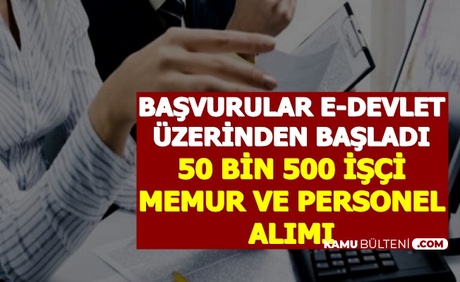 İŞKUR Duyurdu: 50 Bin 500 Personel Alımı Başvurusu e-Devlet'ten Başaldı