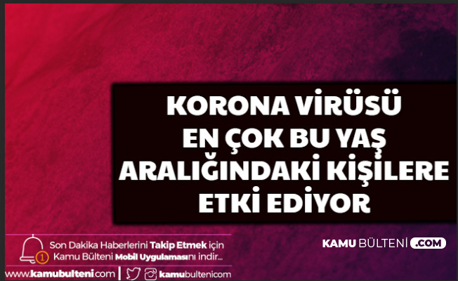 Korona Virüsü En Çok Bu Yaş Aralığında Olanları Etkiliyor