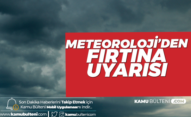 Meteoroloji'den Orta Karadeniz için 'Fırtına' Uyarısı Meteoroloji'den Orta Karadeniz için 'Fırtına' Uyarısı