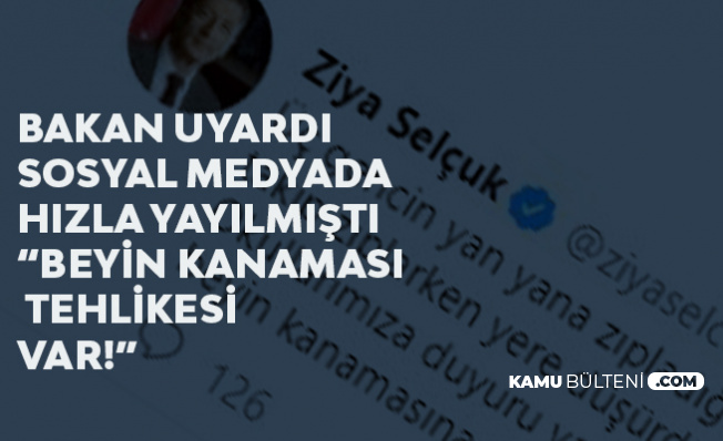 Milli Eğitim Bakanı'ndan O Oyunla İlgili Uyarı: Beyin Kanamasına Yol Açabilir