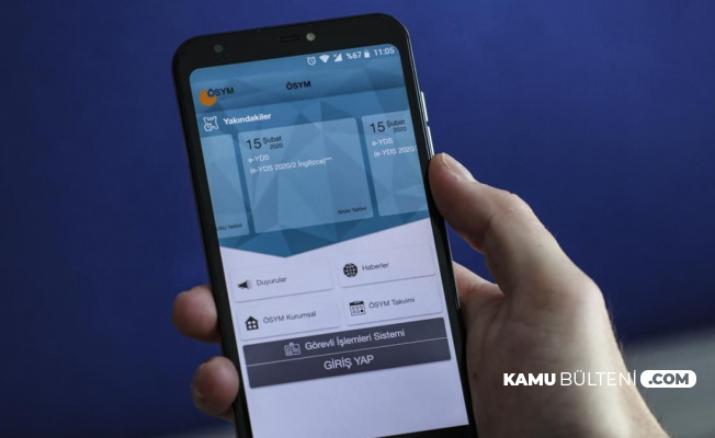 ÖSYM'den Mobil Uygulama Duyurusu