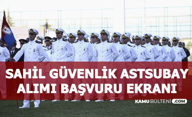 Sahil Güvenlik 175 Astsubay Alımı Başvuru Ekranı (Vatandaş Jandarma Giriş)