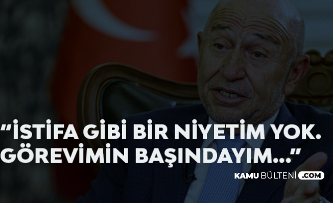 TFF Başkanı Nihat Özdemir'den 'İstifa' İddialarına Yanıt: Niyetim Yok