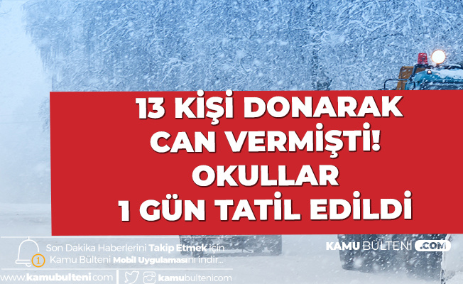 Van'da Eğitim Öğretime 1 Gün Ara Verildi Van'da Eğitim Öğretime 1 Gün Ara Verildi
