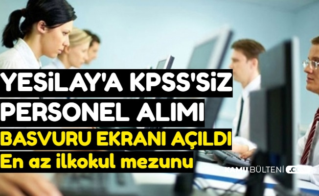 yesilay kpss siz personel alimi yapiyor basvuru basladi