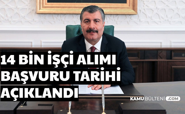81 Şehirde Hastanelere İŞKUR'dan 14 Bin İşçi Alımı Tarihi Açıklandı (Temizlik-Güvenlik-Klinik Destek, Personeli)