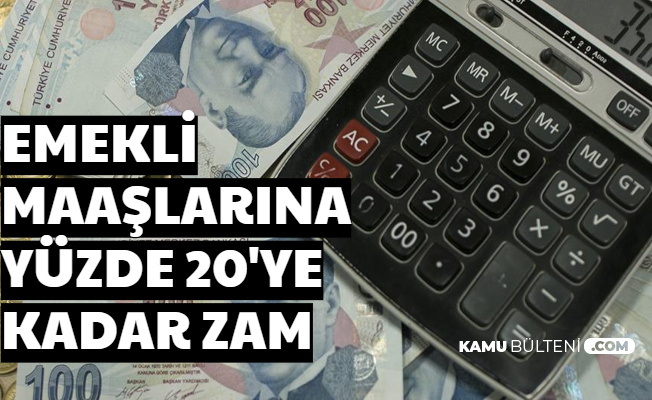 Emekliye Yüzde 20 Maaş Zammı