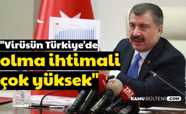 Flaş: Fahrettin Koca'dan Korona Virüsü Açıklaması