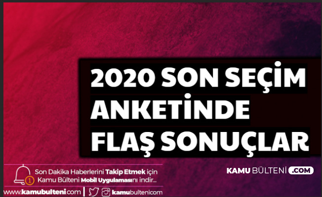 GP ve DEVA Partisi'nin Açılması Sonrası İlk Seçim Anketinde Flaş Sonuçları
