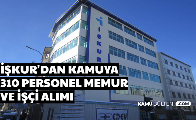 İŞKUR 310 Kamu Personeli ve İşçisi Alıyor-İşte Başvuru Ekranı