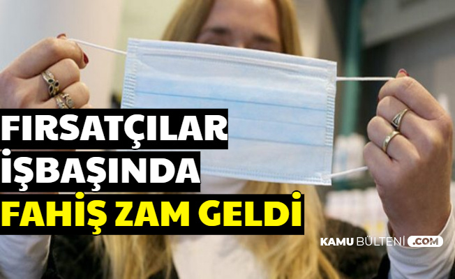 Maske Fiyatlarına Yüzde 36 Zam