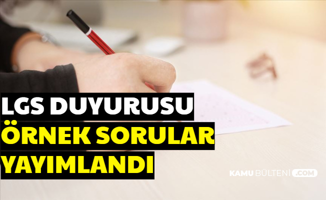 MEB'den LGS Duyurusu Geldi Sorular Yayımlandı (LGS Ertelendi mi?)