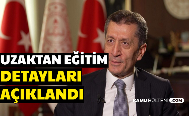 Milli Eğitim Bakanı Ziya Selçuk Açıkladı: İşte Online Uzaktan Eğitim