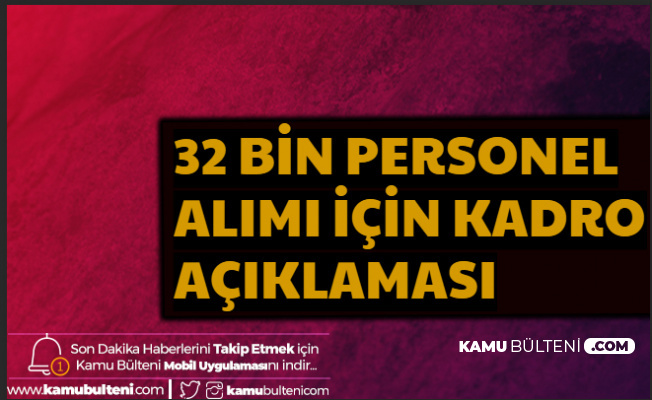 Mülakatsız Olacak: Sağlık Bakanlığı 32 Bin Personel Alımı Kadroları ve Tarihi Hakkında Açıklama 2020