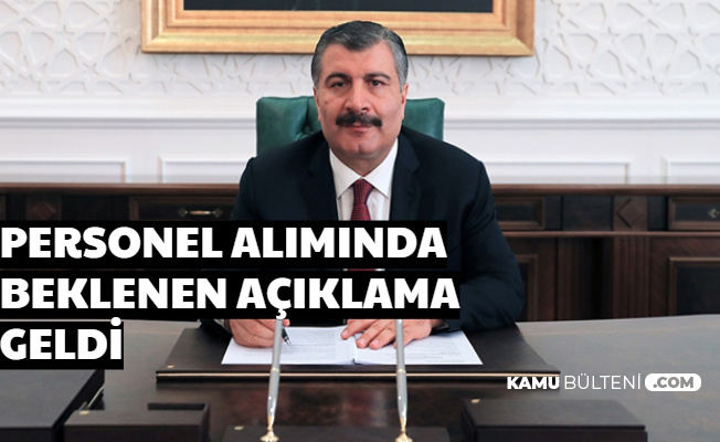 Sağlık Bakanlığı Mülakatsız 18 Bin Personel Alımı Tarihi Açıklandı