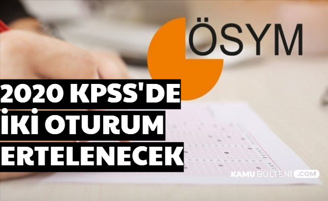 Son Dakika: 2020 KPSS Ertelenecek