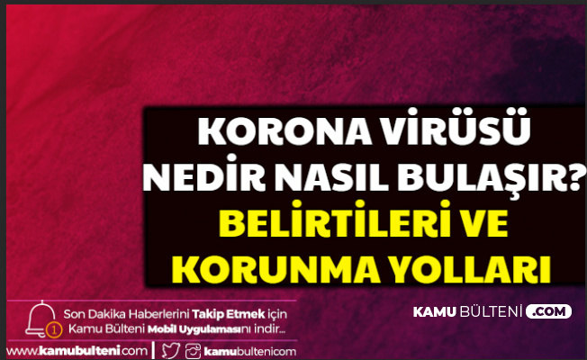 Son Dakika Haberler... Korona Virüsü Belirtileri , Bulaşma Yolu ve Virüsten Korunma Yolları