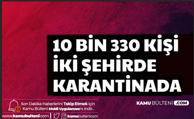 Umreden Gelen 10 Bin 330 Kişi İki Şehirde Karantinaya Alındı