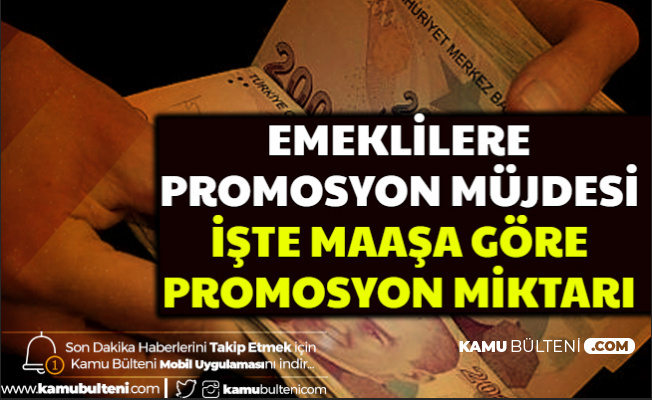 Ziraat Bankası Emeklilere Promosyon Teklifini Açıkladı - İşte Maaşa Göre Promosyon Miktarı