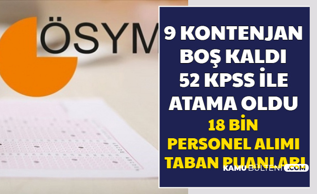 18 Bin Personel Aliminda 9 Kontenjan Bos Kaldi 52 53 Kpss Ile Atama Oldu Perfuzyonist Nedir