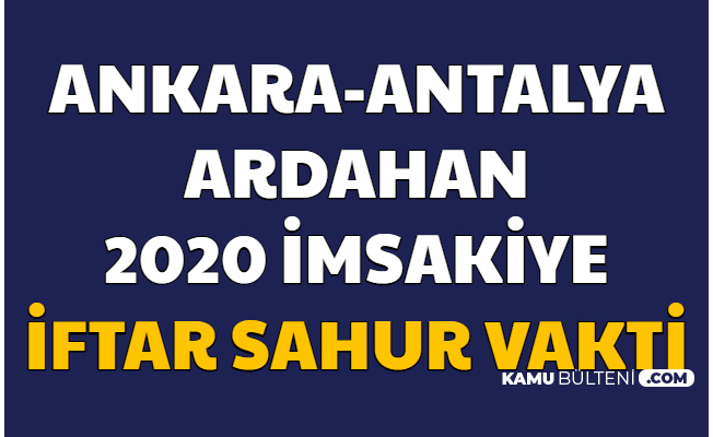 2020 ramazan imsakiyesi iftar