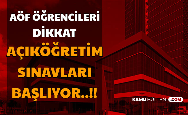 Aof Sinavlari Basliyor Ata Au Auzef Online Sinav Nasil Olacak Saat Kacta Baslayacak