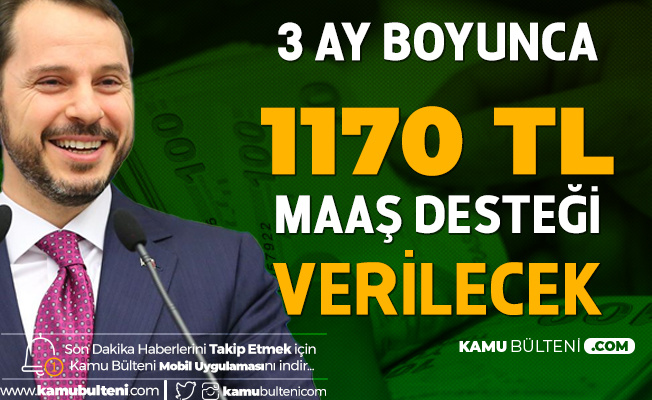 Hazine ve Maliye Bakanı Açıkladı: Ücretsiz İzne Çıkanlara 3 Ay Maaş Desteği Sağlanacak Hazine ve Maliye Bakanı Açıkladı: Ücretsiz İzne Çıkanlara 3 Ay Maaş Desteği Sağlanacak