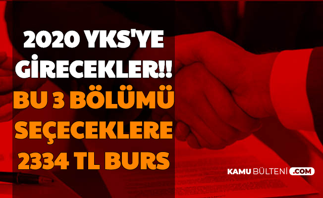 Yks De Derece Yapanlara Burs