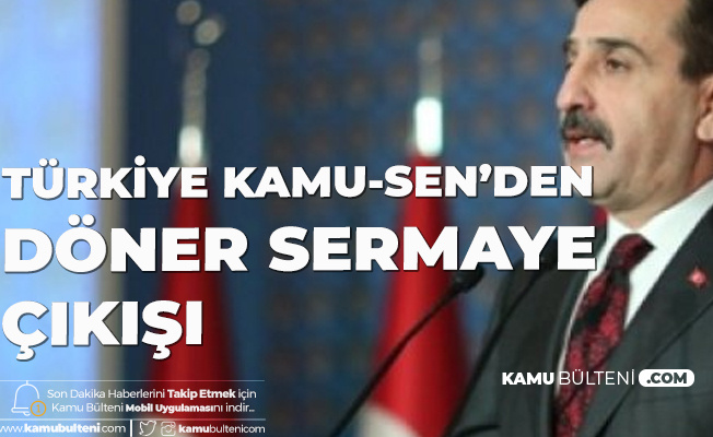 Türkiye Kamu-Sen Genel Başkanı Kahveci: Üniversite Hastanelerinde Döner Sermaye Ödemeleri Hakkaniyetten Uzak Olmamalı Türkiye Kamu-Sen Genel Başkanı Kahveci: Üniversite Hastanelerinde Döner Sermaye Ödemeleri Hakkaniyetten Uzak Olmamalı
