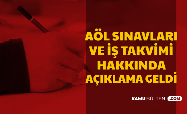 MEB Açık Lise Sınav Tarihleri-AÖL İş Takvimi Hakkında Açıklama