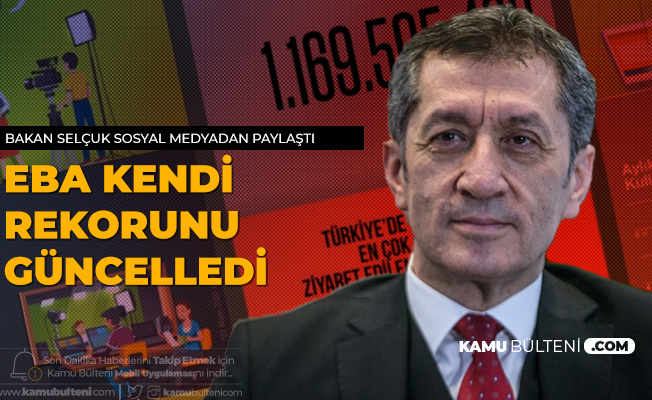 Milli Eğitim Bakanı Selçuk: Uzaktan Eğitimin Adresi EBA Rekorunu Güncelledi! Milli Eğitim Bakanı Selçuk: Uzaktan Eğitimin Adresi EBA Rekorunu Güncelledi!