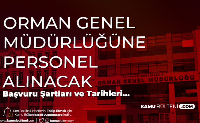 orman genel mudurlugu ne kpss ile