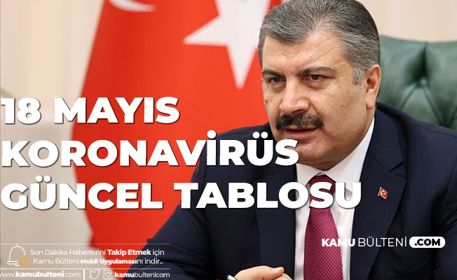 Sağlık Bakanı Fahrettin Koca'dan Son Dakika Açıklaması: 18 Mayıs Türkiye Koronavirüs Güncel Tablosu Yayımlandı