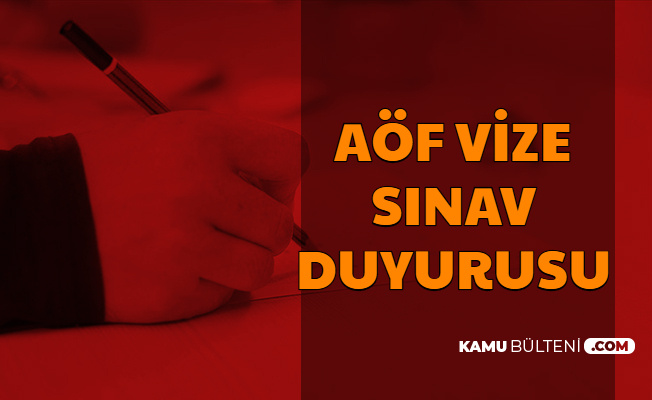 Son Dakika Aof Sinav Duyurusu Yayimlandi Ata Au Auzef
