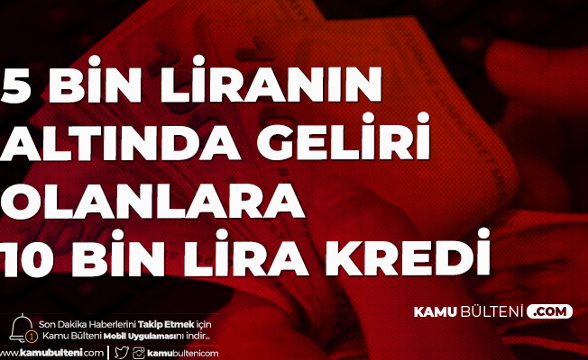 Vakıfbank 5 Bin Liranın Altında Geliri Olanlara 10 Bin Lira Nakit Destek Kredi Kampanyasına Başvurular Sona Erdi - Sonuçlar Bekleniyor