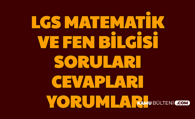 20202 lgs matematik ve fen bilgisi