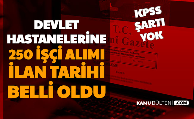 Devlet Hastanelerine 250 Isci Alimi Ilan Tarihi Aciklandi Basvurular Iskur Dan