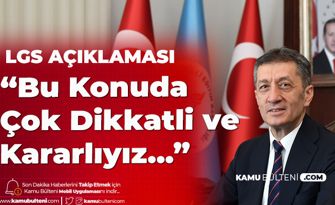Milli Eğitim Bakanından LGS Açıklaması: Her Öğrenci için Okullara Maske Gönderildi Milli Eğitim Bakanından LGS Açıklaması: Her Öğrenci için Okullara Maske Gönderildi