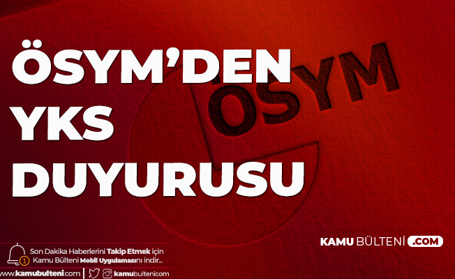 ÖSYM'den YKS Duyurusu Geldi! Sınav Giriş Belgeleri Yayımlandı