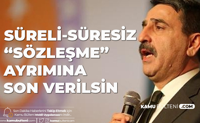 turkiye kamu sen den cagri tum sozlesmeli personele kadro verilmelidir