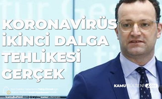 Almanya Sağlık Bakanı Spahn'dan Koronavirüste İkinci Dalga Açıklaması Almanya Sağlık Bakanı Spahn'dan Koronavirüste İkinci Dalga Açıklaması
